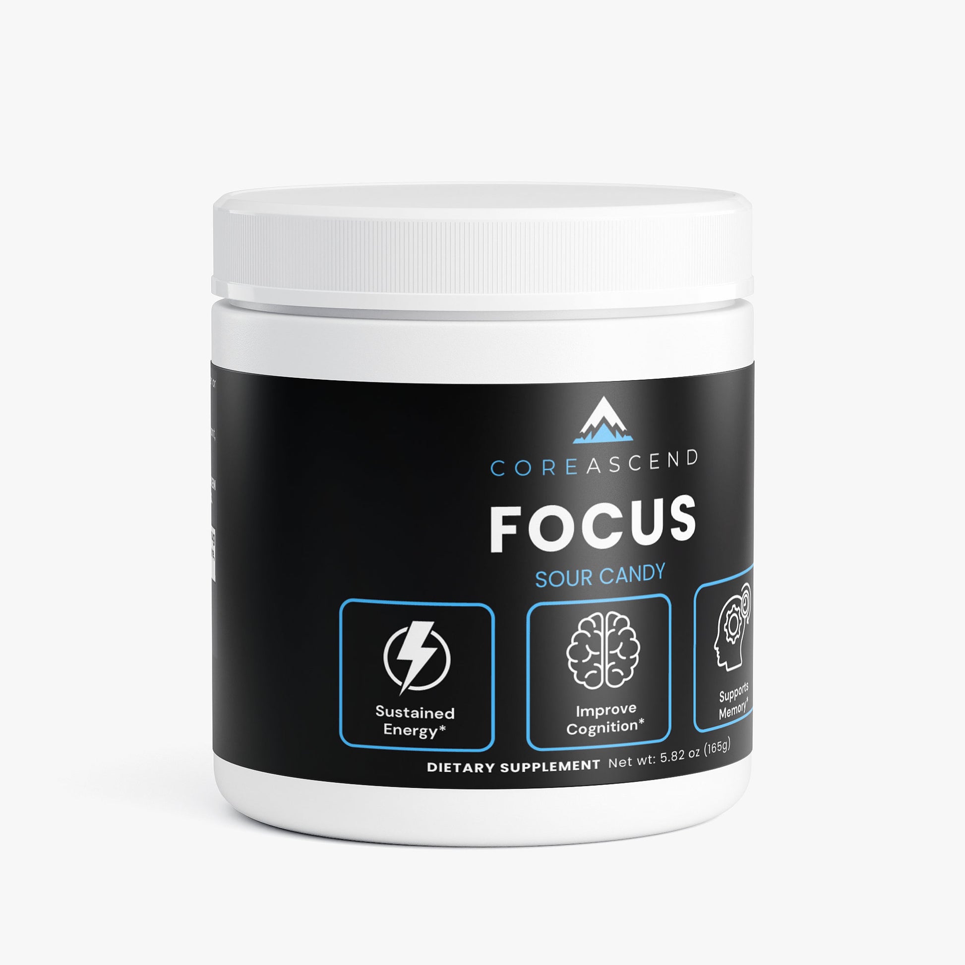 Focus Powder Sour Candy — Clean Energy, Mental Clarity & Zero Crash