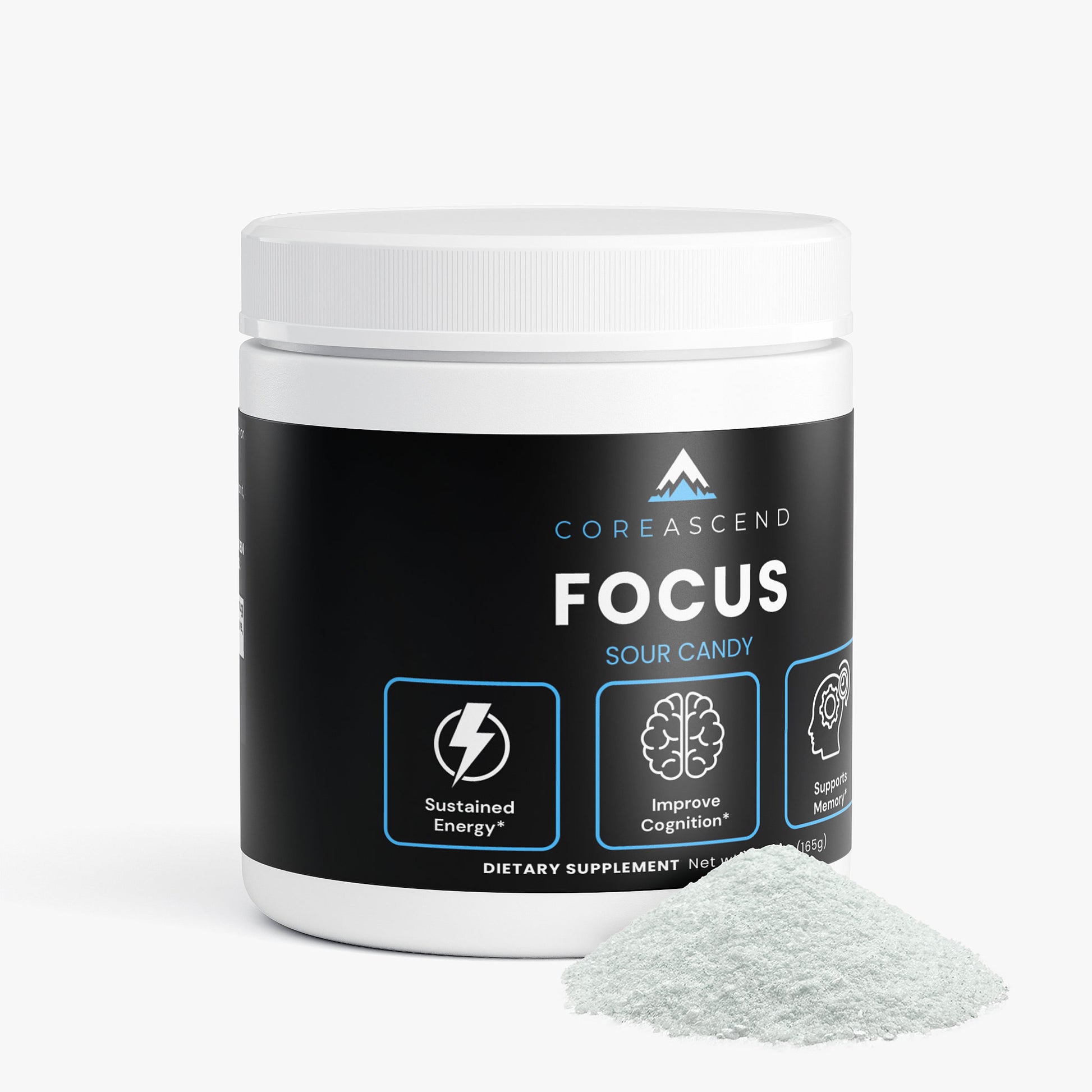 Focus Powder Sour Candy — Clean Energy, Mental Clarity & Zero Crash