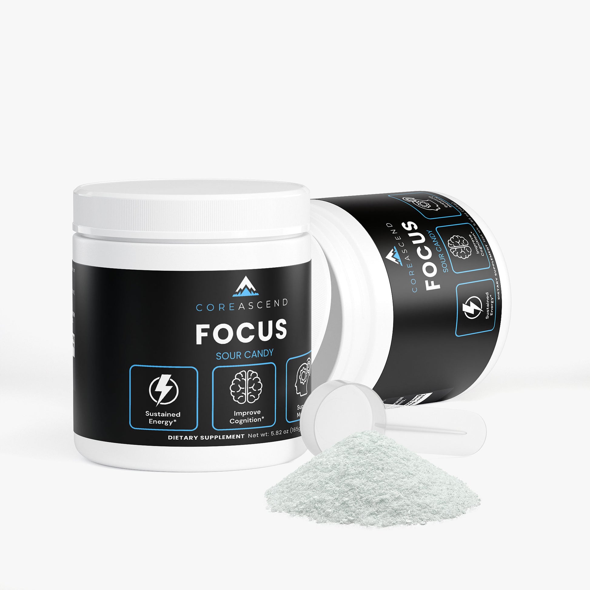 Focus Powder Sour Candy — Clean Energy, Mental Clarity & Zero Crash