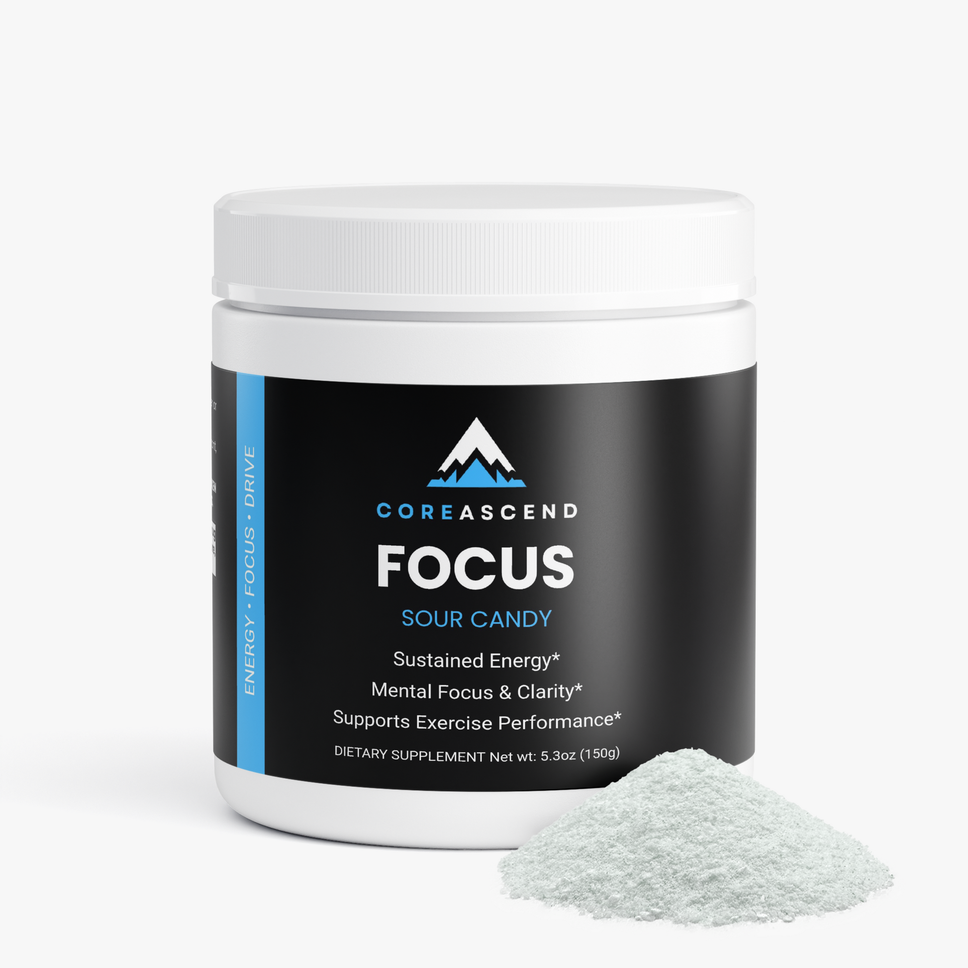 Focus Powder Sour Candy — Clean Energy, Mental Clarity & Zero Crash