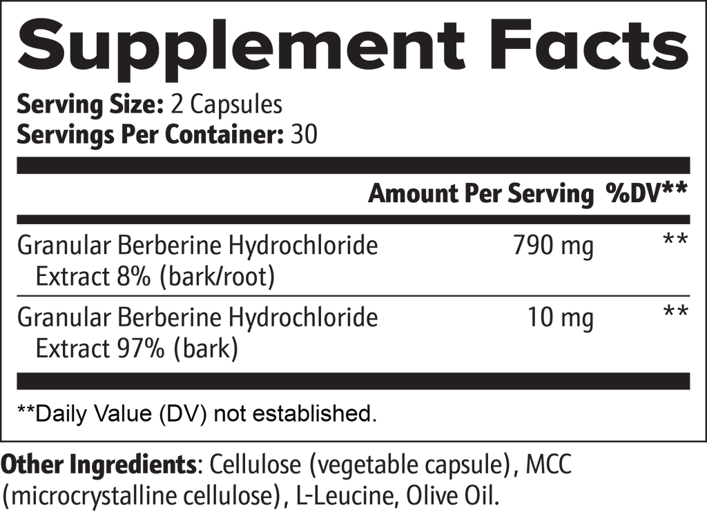 Berberine — Blood Sugar & Metabolism Support