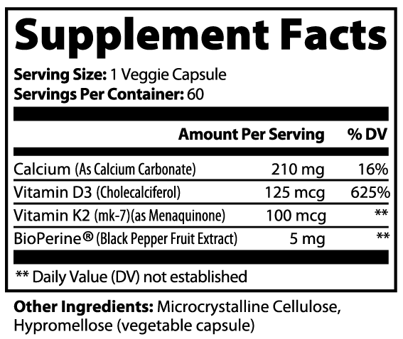 Vitamin D + Enhanced Absorption Blend