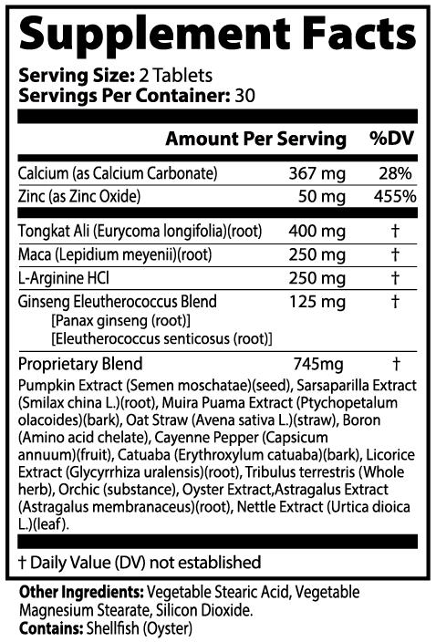 Test Ascend = Male Vitality & Performance Formula