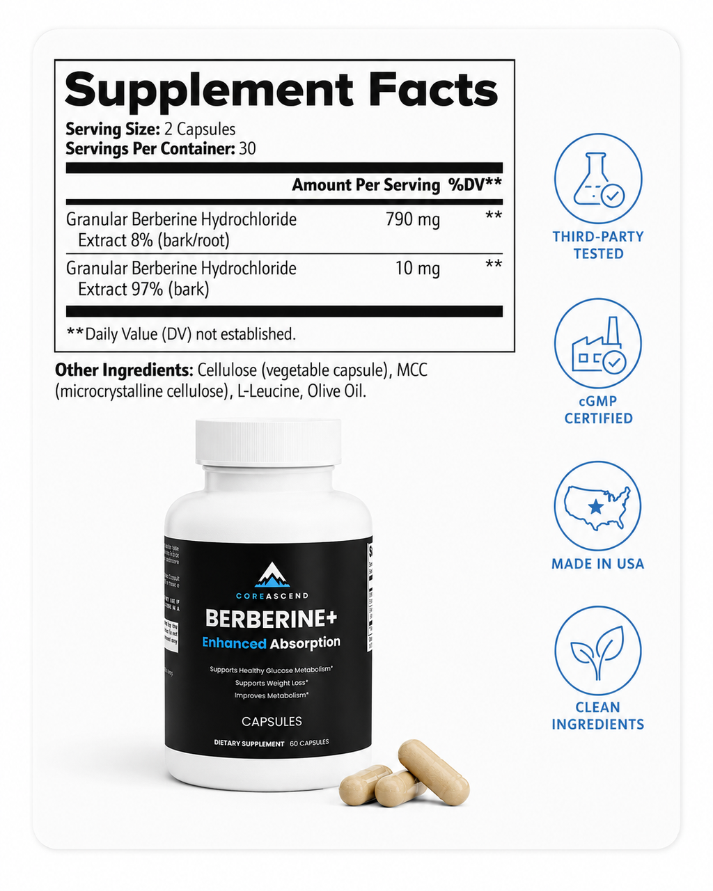 Berberine — Blood Sugar & Metabolism Support