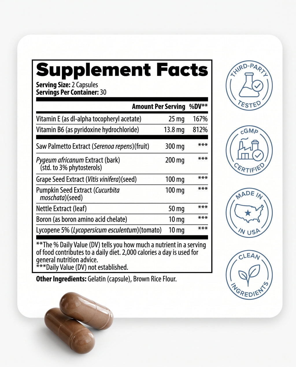 Core Test — Natural Testosterone & Vitality Support