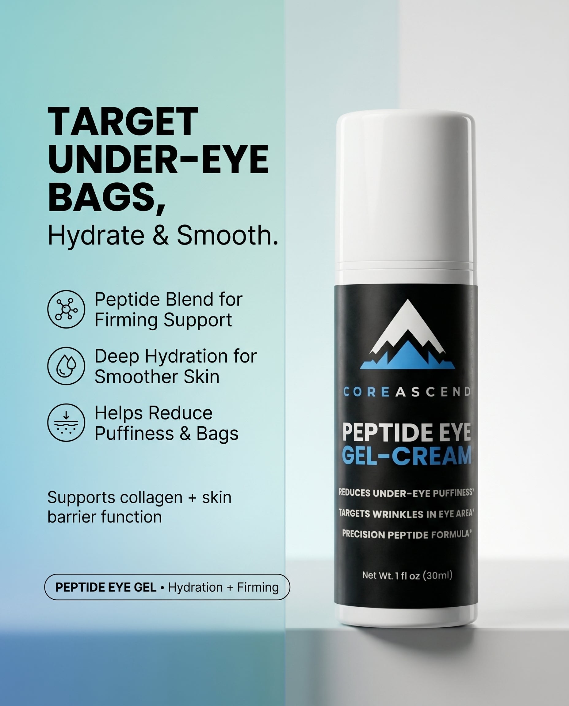 Peptide Eye Gel — Reduce Dark Circles, Puffiness & Fine Lines