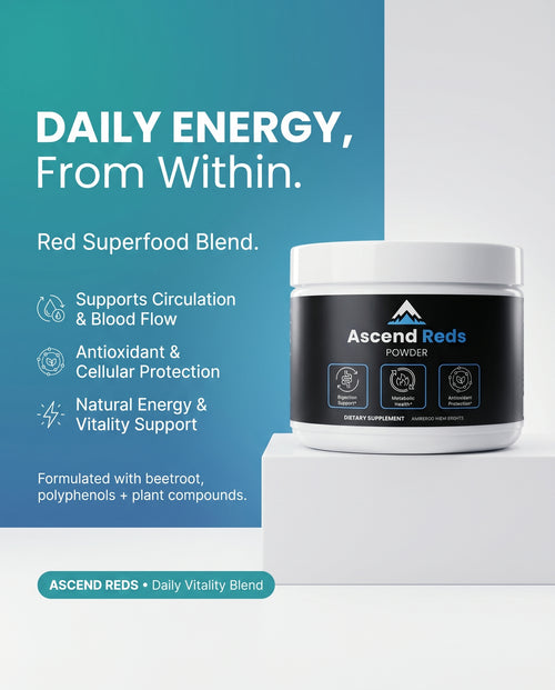 Ascend Reds — Superfood Powder for Gut Health, Metabolism & Skin Glow