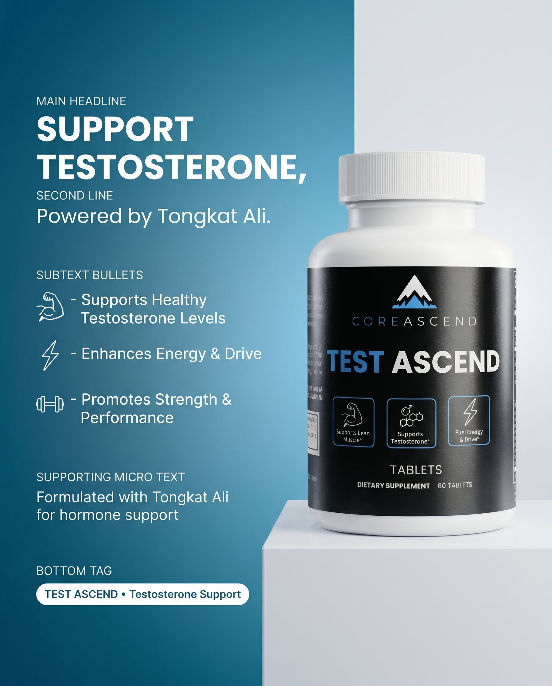 Test Ascend = Male Vitality & Performance Formula