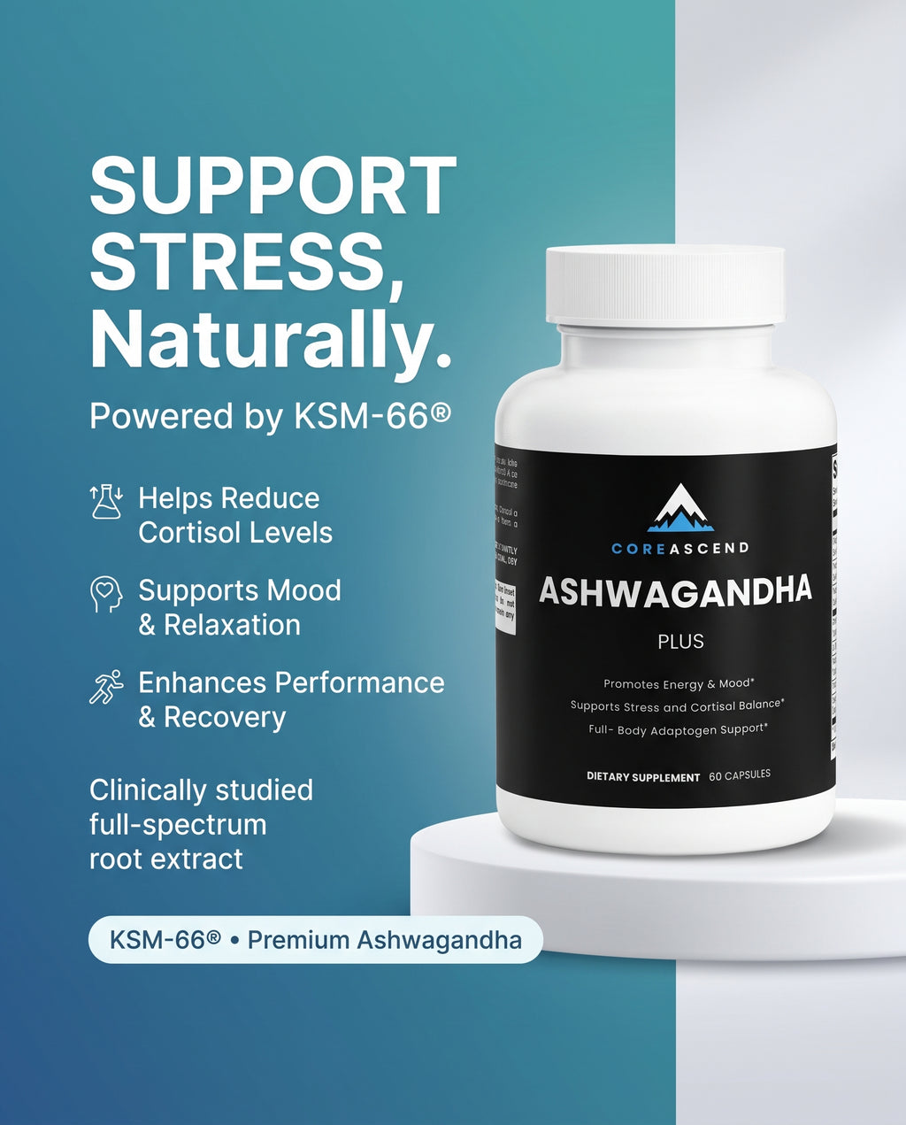 Ashwagandha Plus — Stress Relief, Sleep & Hormone Balance