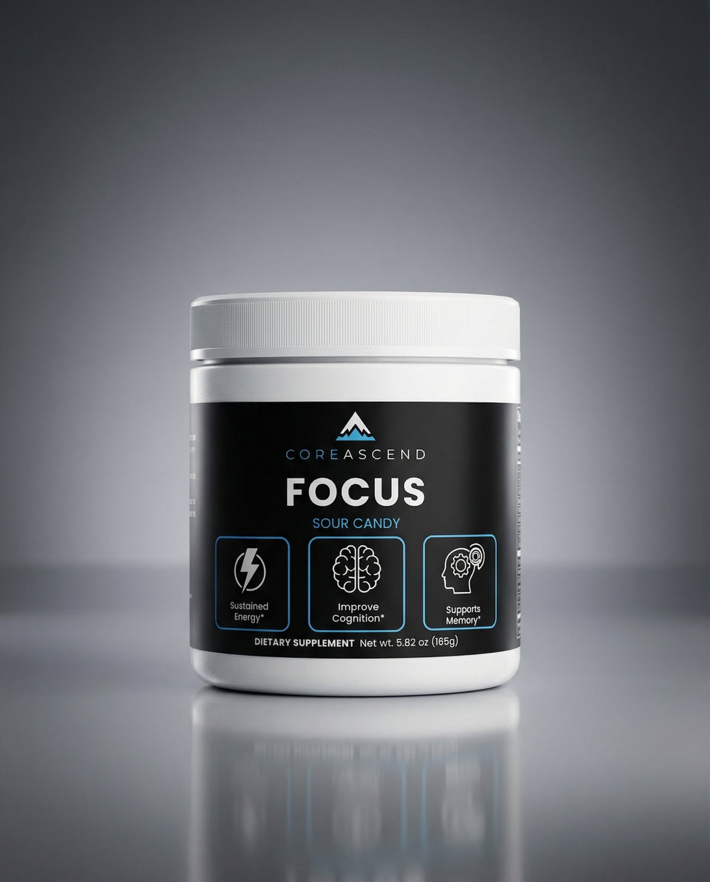 Focus Powder Sour Candy — Clean Energy, Mental Clarity & Zero Crash
