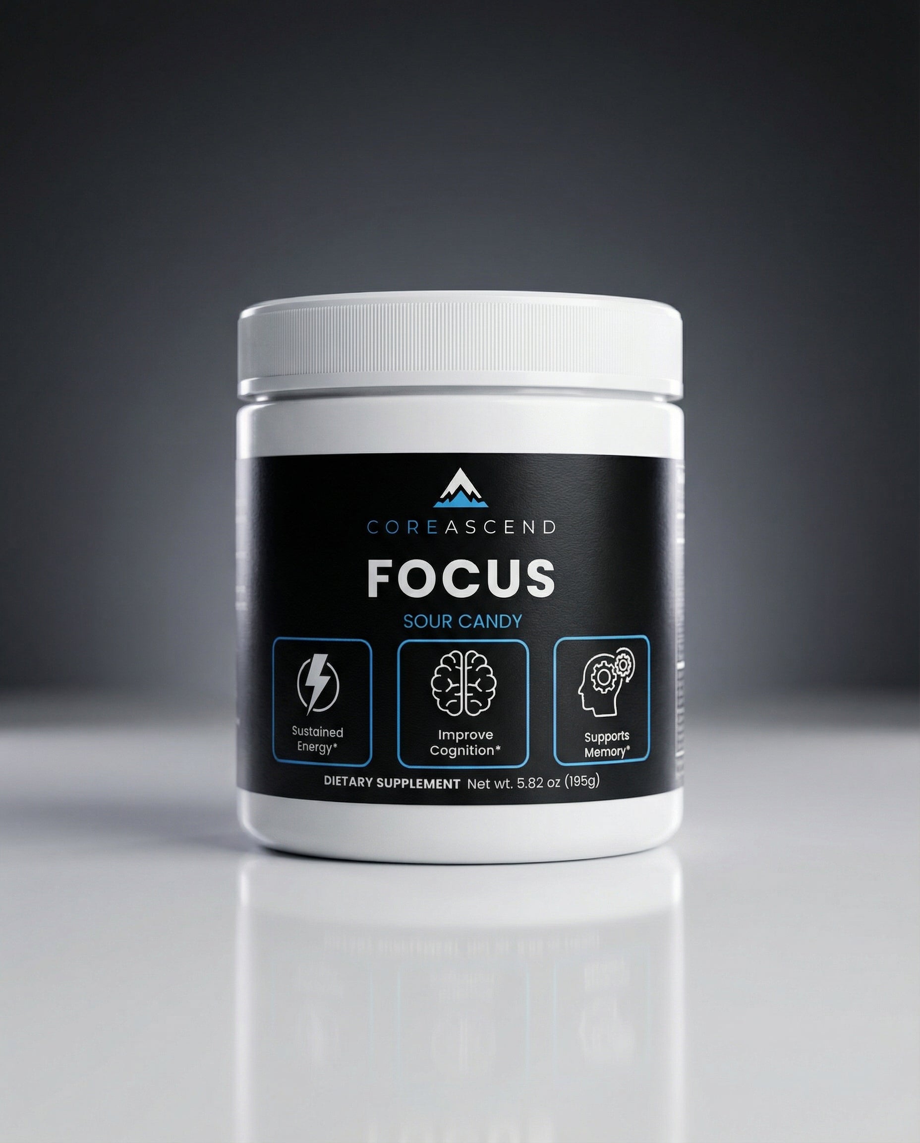 Focus Powder Sour Candy — Clean Energy, Mental Clarity & Zero Crash
