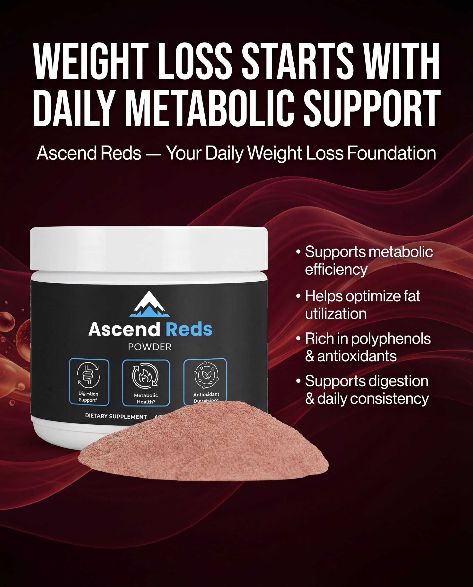 Ascend Reds – Gut, Metabolism & Skin Support